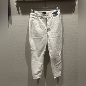 Express White Skinny High-Rise Jeans